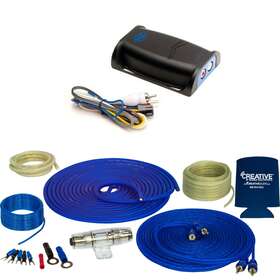 Stingerbdl210826-25 Stinger Ss600xs 8ga Copper 600w Complete Amplifier Wiring Kit With Pac Lp7-2