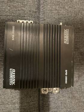 Sfb-2000d Sundown Audio 2000 Watt Rms Monoblock 1 Ohm Stable Car Amplifier