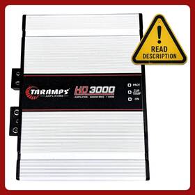 900888 Taramps Hd 3000 1 Ohm V2 Mono Car Amplifier 3000w Rms Parts Repair As-is Read