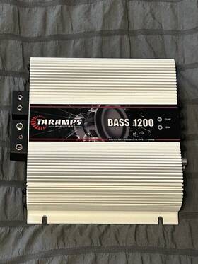 Bass1200.2 Taramps Bass 1200 1 Channel Watts Rms Car Audio Amplifier 2 Ohm