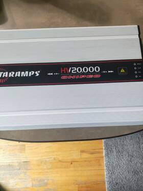 Hv20000 Taramps Hv 20k 0.5 Ohm Amplifier Class D 20000 Watts Rms -