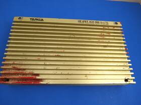 Hx-4ch Targa Hexfet Vintage Superbass Amplifier 800w Rare Two Way X-over
