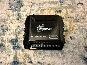 Tpt-500.4 Timpano 2 Compact 4 Channel Amplifier 500w Car Audio Digital Amp