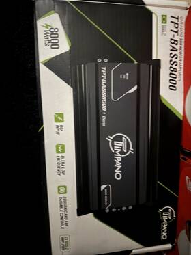 Tpt-bass8000 Timpano 1 Ohm 1-channel Car Audio Amplifier 8200w Rms