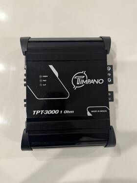 Tpt3000eq1 Timpano 3000 Watts Amplifier Full Range Tpt-3000 1 Ohm 3k Amp Prv Used Once