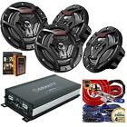Cs-dr6200mw Tps-a350.4 Hifonics Coaxial Speakers Amp Kit