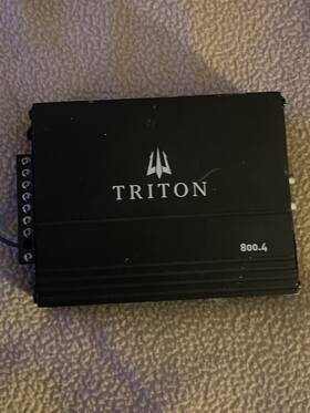 400441551 Triton Audio Amplifier Sq80044 800w Rms 4 Channel Class-d