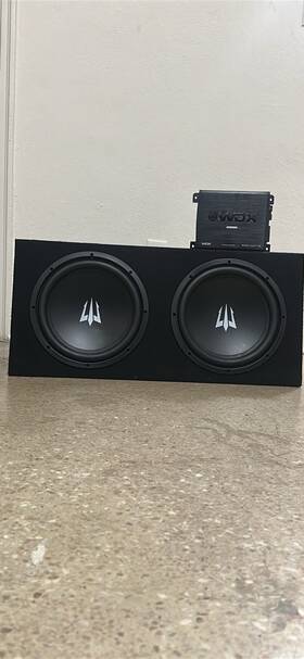 El122p Tritton 12 Inch Subs And Wdx Amplifier 2 Channel 1000watt