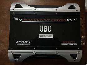 Channel3200 Ubu Bpx500.4 Crunch 4 Watt Amp Car Stereo Hifi Sound