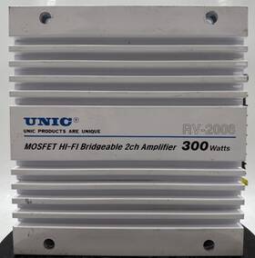 Gc-6246 Unic Rv-2008 Bridgeable 2ch Amplifier 300w - Untested