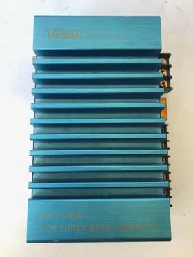 Aw-210m Urban Audio Works 2 Channel Super Bass 100 Watt Amp Made In Usa