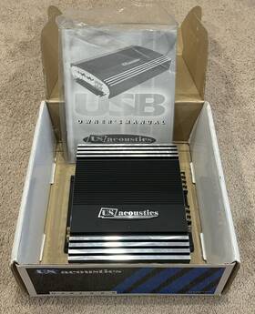 Usb-2080 Us Acoustics Vintage Usb 2080 2 Channel Car Amplifier With Orig Box And Paperwork