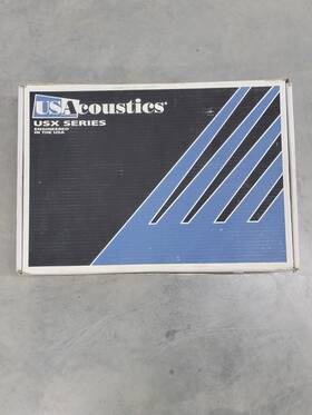 Usx-4085 Us Acoustics Rare Vtg 4-channel Car Audio Amplifier Usx4085 Old School