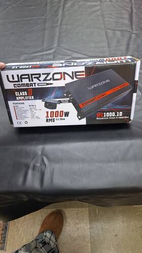 Wc1000.1d Warzone Combat Series Mono Class D Car Amplifier 1000w Rms