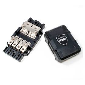 Wet Sounds 814820025071 Ww-fuse-dist-block 4-position Anl Fuse/ground Block Combo