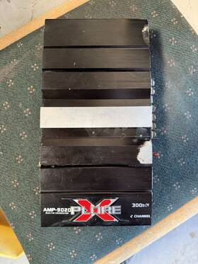 Amp-5020 Xplore 300w Automotive Car Audio Amplifier 2 Channel Built In Crossover