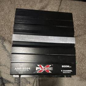 Xplore Amp-5024 Mpn 4-channel Bridgeable Car Audio Amp 800w Max