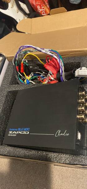 Hb-46-adsp Zapco Open Box Car 6-channel Dsp 15 Bands Eq Bt 4-channel Amplifier