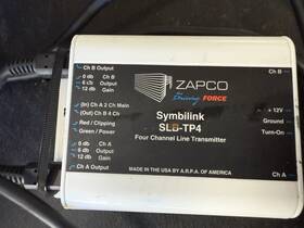 Slb-tp4 Zapco Symbilink Slb Tp4 Four Channel Line Transmitter With Cables