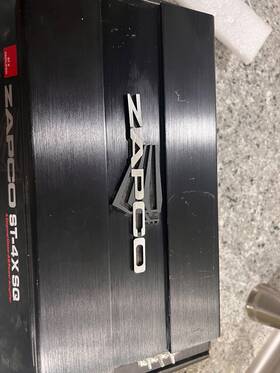 St-4x-sq Zapco 4-channel 95w Rms X 4 Component Speakers Class Ab Amplifier Used