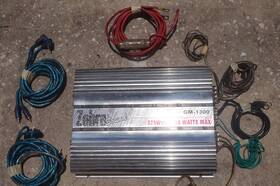 Gm-1300 Zebra Sound Vintage 325wx4 Power Acoustic 1300 Watts 4 Channel Amplifier