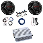 2X Jvc CS-DR621 6.5" 300W 2-WAY Speakers, Channel 400W Amplifier W/dsp Upgrade. Fixed Price $299.49.