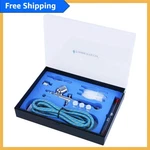 ABPST01 Pro Airbrush Kit With Adapter, Hose, Nozzles & Needles For Precision Art. Fixed Price $72.99.