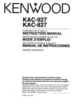 Kenwood KAC-927 Amplifier Owners Instruction Manual. Fixed Price $22.24.