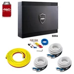 Wet Sounds Sinister SDX6 6CH Amp And Stinger 3 Meter 4 Gauge Wire Kit With Rcas. Fixed Price $2043.84.