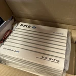Pyle PLMRA400 Ch Watt Waterproof Marine Boat Power Audio Amplifier. Fixed Price $48.00.