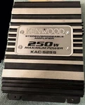 Kenwood KAC-529S Stereo Bridgeable 2-CHANNEL Amplifier 250W Rms Power. Fixed Price $59.00.