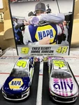 Chase Elliott Jimmie Johnson 2020 Hms #9 #48 Pass Torch Phoenix Elite 1:24 Set. Fixed Price $170.00.