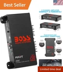200W Channel Car Amplifier - Sound With Full Range & Subwoofer Support. Fixed Price $58.49.