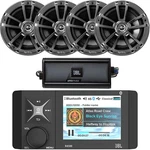Jbl Marine Digital Media Receiver, 4X 6.5" 225W Boat Speaker, 4-CH Amplifier. Fixed Price $668.49.