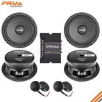 4X Prv 6MR200A-4 6.5" Pro Audio Speakers + TW100SD-4 Tweeters QS400.4 Amp. Fixed Price $280.50.