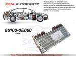 Lexus RX350 RX450H 2010-2014 Oem Pioneer Amplifier 86100-0E060 Audio Used. Fixed Price $201.50.