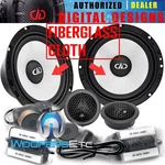 Dd Audio D-C6.5B 6.5" 1/2" 245W Component Speakers Crossovers Silk Tweeters. Fixed Price $159.00.