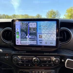 Carplay Stereo Radio Android 13 For Jeep Wrangler Jl 2018-2019 Gps Navi Wifi Dsp. Fixed Price $202.59.