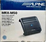 Alpine MRX-M50 Mono Subwoofer Amplifier 500 Watts Rms 1 2 Ohms, Open Box.. Fixed Price $244.95.