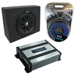 Kicker C10 Subwoofer Single 10" Cab Truck Box Enclosure Bundle W/ HA-A400.1 Amp. Fixed Price $208.95.