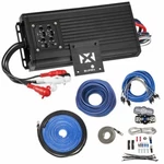 Nvx MVPA4 600W 4-CHANNEL Compact Amplifier + Free 8 Gauge Installation Kit. Fixed Price $335.98.