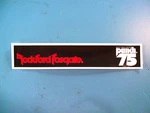 Old School Vintage Rockford Fosgate Gen 2 Punch 75 Reproduction Label/sticker. Fixed Price $14.00.
