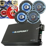 Blaupunkt AMP1404 1500 Watt + 4X Speakers 6.5" 460W Cea Rated 4-CH Kit. Fixed Price $189.99.