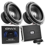 Nvx YSW124 12" Subwoofer + Monoblock Car Amplifier With Wiring Kit. Fixed Price $669.96.