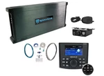 Rockville RGHR45 Zone Marine Receiver W/BLUETOOTH+6-CHANNEL Amplifier+remotes. Fixed Price $419.90.