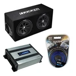 Kicker Loaded Dual Ported Comp 600W Sub Box 43DC122 & HA-A400.1 Amp. Fixed Price $399.95.