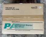 Realistic Optimus SSM-50 2-CHANNEL Stereo Dj Mixer New Old Stock. Fixed Price $99.00.