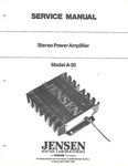 Jensen Car Stereo Power Amplifier Repair Service Manual Choose From The List. Fixed Price $15.99.