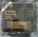 Vintage 1980S Unic Bridgeable Power Amplifier Model RV-2002 Nib. Fixed Price $119.95.