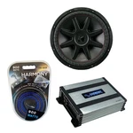 Kicker 43CWR84 8" Compr Series 300W Subwoofer & Harmony HA-A400.1 Amp. Fixed Price $185.99.